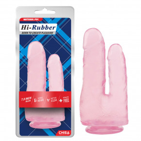 Chisa Novelties | Фаллоимитатор двойной Chisa Hi-Rubber 7.9. Цена: 1 655 грн