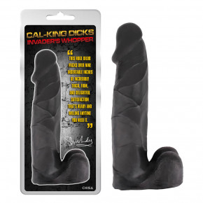 Chisa Novelties | Фаллоимитатор Cal-king Dicks Invader's Whopper Black. Цена: 4 750 грн