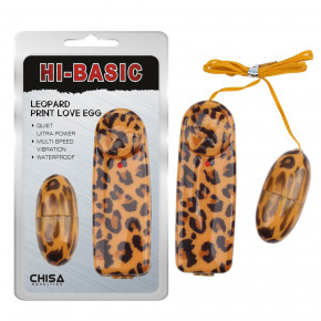 Chisa Novelties | Вибропуля с пультом управления CHISA Hi-Basic Leopard Multispeed Vibrating. Цена: 350 грн