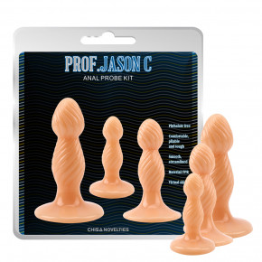 Chisa Novelties | Анальные пробки - Профессора. Jason C Anal Probe Kit Penis. Цена: 921 грн