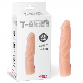 Chisa Novelties | Фаллоимитатор без мошонки - T-Skin Close To Nature 6.6 