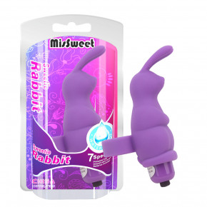 Chisa Novelties | Насадка на палець - MisSweet Sweetie Rabbit Finger Vibrator Purple. Ціна: 527 грн