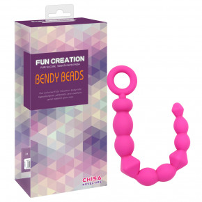 Chisa Novelties | Анальний стимулятор - BENDY BEADS, рожевий. Ціна: 380 грн