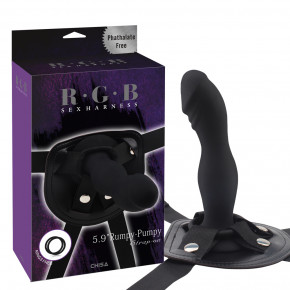 Chisa Novelties | RGB Rumpy-pumpy Strap-On Black. Ціна: 725 грн