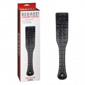 Chisa Novelties | Падл-Behave! Spank Me Paddle Black. Цена: 506 грн