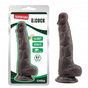 Chisa Novelties | Фалоімітатор - Fashion Dude- 8.5 Inch Cock-Brown. Ціна: 670 грн