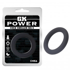 Chisa Novelties | Ерекційне кільце - GK Power Ring Black Cock Sweller No.5. Ціна: 266 грн