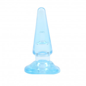 Chisa Novelties | Анальная пробка без вибро Chisa Hi-Basic 11 см/4 см, голубой. Ціна: 255 грн