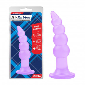 Chisa Novelties | Анальная пробка елочка Chisa Hi-Rubber, фиолетовый. Цена: 455 грн
