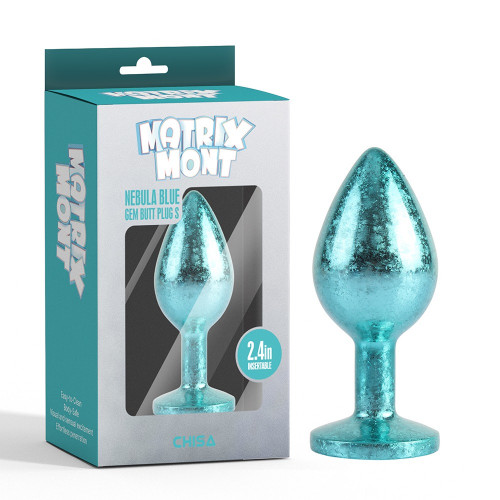 Chisa Novelties | Анальная пробка голубая поталь CHISA MATRIX MONT с голубым камнем, размер S. Цена 555 грн Chisa Novelties | Анальная пробка голубая поталь CHISA MATRIX MONT с голубым камнем, размер S. Цена 555 грн