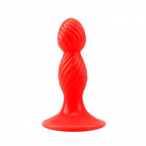 Chisa Novelties | Анальная пробка Hot Storm на присоске, красная, размер L. Ціна: 475 грн