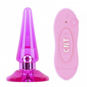 Chisa Novelties | Анальная пробка с вибрацией и пультом Chisa-Nicole's Vibrating Anal Pleaser-Pink. Ціна: 662 грн