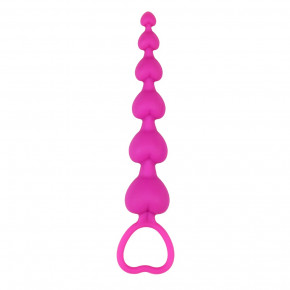 Chisa Novelties | Анальная елочка Chisa Heart Booty Beads в форме розовых сердечек. Ціна: 450 грн