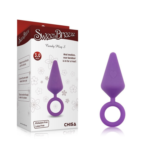 Chisa Novelties | Анальная пробка со стопером Chisa Sweet Breeze фиолетовая, S. Цена 299 грн Chisa Novelties | Анальная пробка со стопером Chisa Sweet Breeze фиолетовая, S. Цена 299 грн