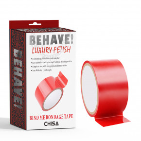Chisa Novelties | Бандажная лента Chisa Behave! Bind Me Bondage Tape, красная. Ціна: 370 грн