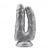 Chisa Novelties | Фалоимитатор двойной Chisa Dark Muscle Dick Cumming-Silver. Цена 1 280 грн. Фото: 1