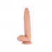 Chisa Novelties | Фаллоимитатор гигант реалистичный Chisa Cal-king Dicks Well-Endowed с присоской, бежевый. Ціна 3430 грн. Фото: 1