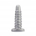 Chisa Novelties | Анальная пробка рельефная SILVER Cdt Bisley Dark Muscle Chisa 23 х 6.2 см. Ціна 1735 грн. Фото: 1