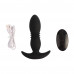 Chisa Novelties | Анальная пробка с вибрацией и функцией толчков Chisa Beast in Black с пультом управления, черная. Ціна 3200 грн. Фото: 1