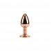 Chisa Novelties | Анальна пробка Chisa Matrix Mont Rose Gold Gem Butt Plug S – золота прикраса для інтимних ігор. Ціна 520 грн. Фото: 2 Chisa Novelties | Анальна пробка Chisa Matrix Mont Rose Gold Gem Butt Plug S – золота прикраса для інтимних ігор. Ціна 520 грн. Фото: 2