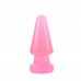 Chisa Novelties | Анальная пробка-конус гигантская Chisa HI-Rubber, розовая. Ціна 1320 грн. Фото: 1