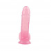 Chisa Novelties | Фаллоимитатор реалистичный с мошонкой Chisa Hi-Rubber Inch Dildo, розовый. Ціна 895 грн. Фото: 3