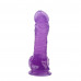 Chisa Novelties | Фалоімітатор Chisa HI-RUBBER 7.5, Purple. Ціна 1120 грн. Фото: 2