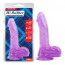 Chisa Novelties | Фалоімітатор Chisa HI-RUBBER 7.5, Purple. Ціна 1120 грн. Фото: 4