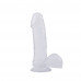 Chisa Novelties | Фаллоимитатор с яичками Chisa Hi-Rubber Inch Dildo на присоске, прозрачный. Ціна 750 грн. Фото: 3