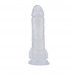 Chisa Novelties | Фаллоимитатор с яичками Chisa Hi-Rubber Inch Dildo на присоске, прозрачный. Ціна 750 грн. Фото: 2