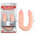 Chisa Novelties | Фаллоимитатор двойной Chisa Ballsy Super Cock Her-Her Overlap #02, бежевый. Цена 1 450 грн. Фото: 4