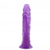 Chisa Novelties | Фаллоимитатор двойной Chisa Hi-Rubber 9.4 на присоске, фиолетовый. Цена 1 359 грн. Фото: 2
