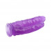 Chisa Novelties | Фаллоимитатор двойной Chisa Hi-Rubber 9.4 на присоске, фиолетовый. Цена 1 359 грн. Фото: 3