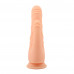 Chisa Novelties | Фалоімітатор подвійний на присоску беж Chisa Naked Legend Stripper 8.5. Ціна 1850 грн. Фото: 1
