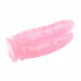 Chisa Novelties | Фаллоимитатор двойной на присоске прозрачный Chisa Hi-Rubber 9.4 Inch Pink. Цена 1 599 грн. Фото: 1
