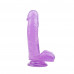 Chisa Novelties | Фаллоимитатор на присоске фиолетовый Chisa Hi-Rubber 17,5*3,6 см. Цена 869 грн. Фото: 2