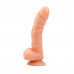 Chisa Novelties | Фаллоимитатор на присоске Chisa Real Touch XXX Realistic 7.7, бежевый. Ціна 899 грн. Фото: 2