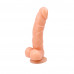 Chisa Novelties | Фаллоимитатор на присоске Chisa Real Touch XXX Realistic 7.7, бежевый. Ціна 899 грн. Фото: 3