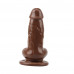 Chisa Novelties | Фаллоимитатор реалистичный с присоской Chisa Ballsy Super Cock JUMBO JACK коричневый. Ціна 637 грн. Фото: 3