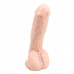 Chisa Novelties | Фаллоимитатор с мошонкой Chisa Ballsy Super Cock Alexander Lee на присоске, телесный. Ціна 1350 грн. Фото: 1