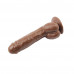Chisa Novelties | Фаллоимитатор с мошонкой Chisa Ballsy Super Cock Jeff Stryker на присоске, коричневый. Ціна 1250 грн. Фото: 4