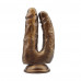 Chisa Novelties | Фалоімітатор подвійний Chisa Dark Muscle Dick Cumming-Gold. Ціна 1280 грн. Фото: 1