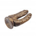 Chisa Novelties | Фалоімітатор подвійний Chisa Dark Muscle Dick Cumming-Gold. Ціна 1280 грн. Фото: 6