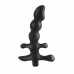 Chisa Novelties | Физиологический массажер простаты Chisa Black Mont Silicone, черный. Ціна 895 грн. Фото: 1