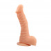 Chisa Novelties | Фаллоимитатор с мошонкой - Naked Legend Liquid Silicone Politician Flesh Dildo. Цена 897 грн. Фото: 1