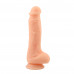 Chisa Novelties | Фаллоимитатор с мошонкой-Naked Legend Liquid Silicone Gold Digger Flesh. Цена 1 071 грн. Фото: 1
