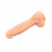 Chisa Novelties | Фаллоимитатор с мошонкой-Naked Legend Liquid Silicone Gold Digger Flesh. Цена 1 071 грн. Фото: 5