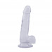 Chisa Novelties | Фаллоимитатор Chisa Hi-Rubber Dildo Clear 7.7". Цена 567 грн. Фото: 1