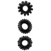 Chisa Novelties | Ерекційні кільця - GK Power Gear Up Rings-Black. Ціна 315 грн. Фото: 2