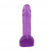 Chisa Novelties | Фаллоимитатор Hi-Rubber 7.7 Inch Dildo Purple. Цена 822 грн. Фото: 3